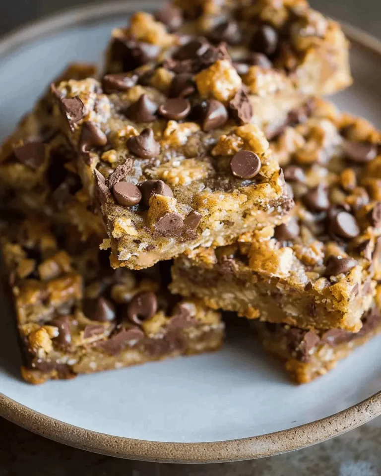 Toffee Chocolate Chip Cookie Bars