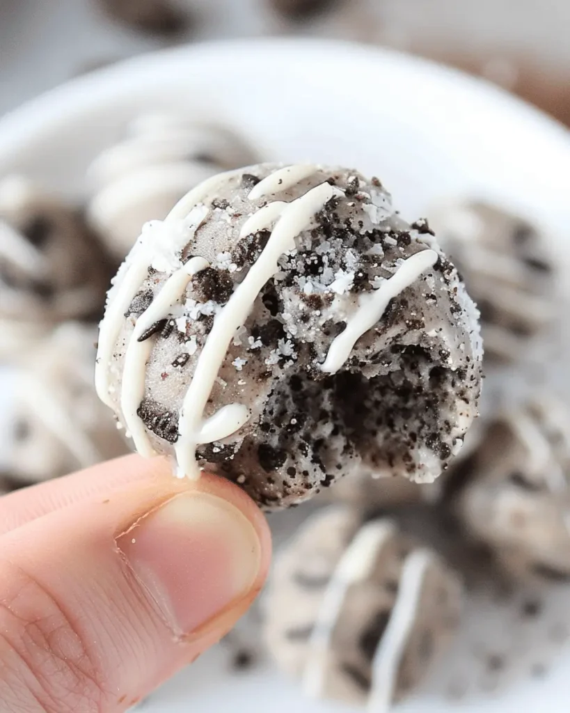 Oreo Protein Balls (Easy, Cookies & Cream Cheese Energy Bites)