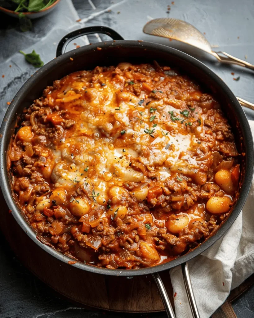 Easy Stovetop Gnocchi Lasagna