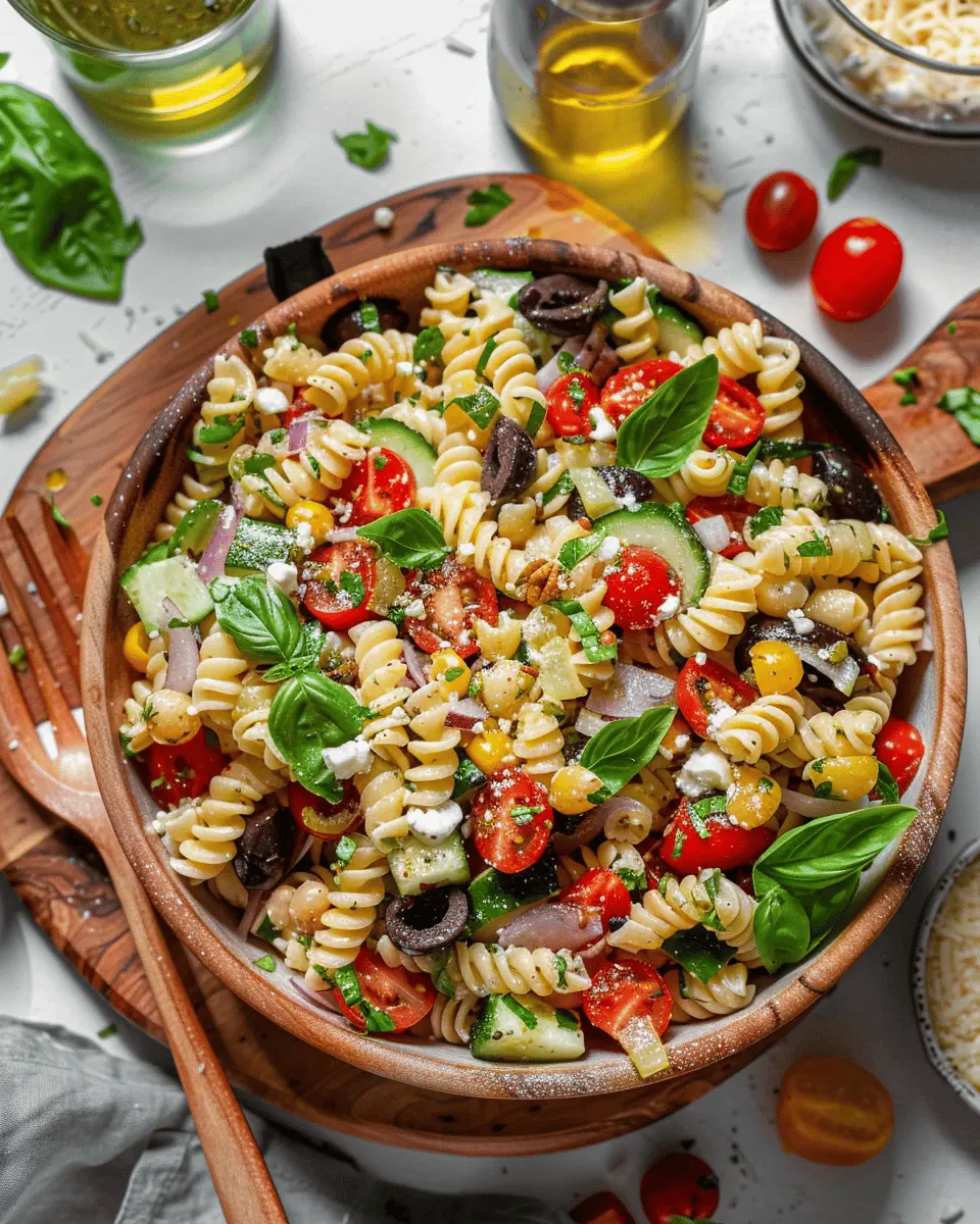 Italian Pasta Salad: The Best Vegetarian Twist with Turkey Bacon