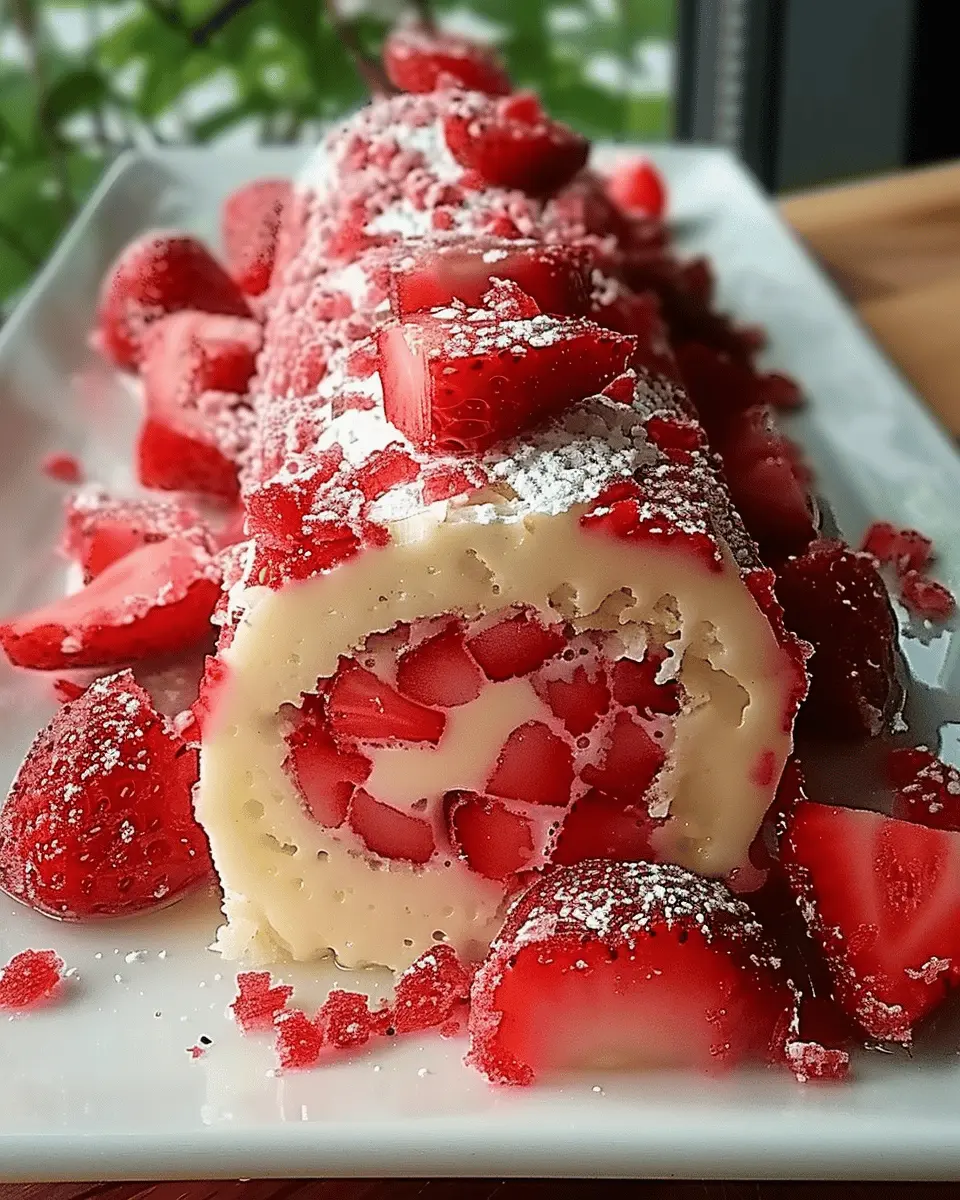 Strawberry Shortcake Cheesecake Sushi Rolls: The Best Treat to Indulge