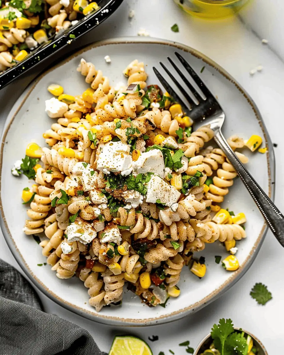Mexican Street Corn Pasta Salad: Easy and Flavorful Twist