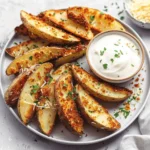 Baked Garlic Parmesan Potato Wedges