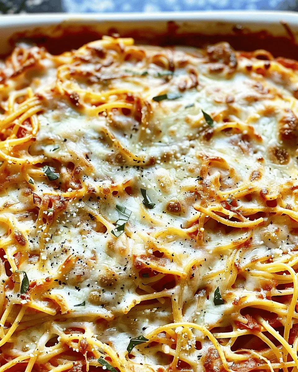 Baked Cream Cheese Spaghetti Casserole: Indulgent Family Delight