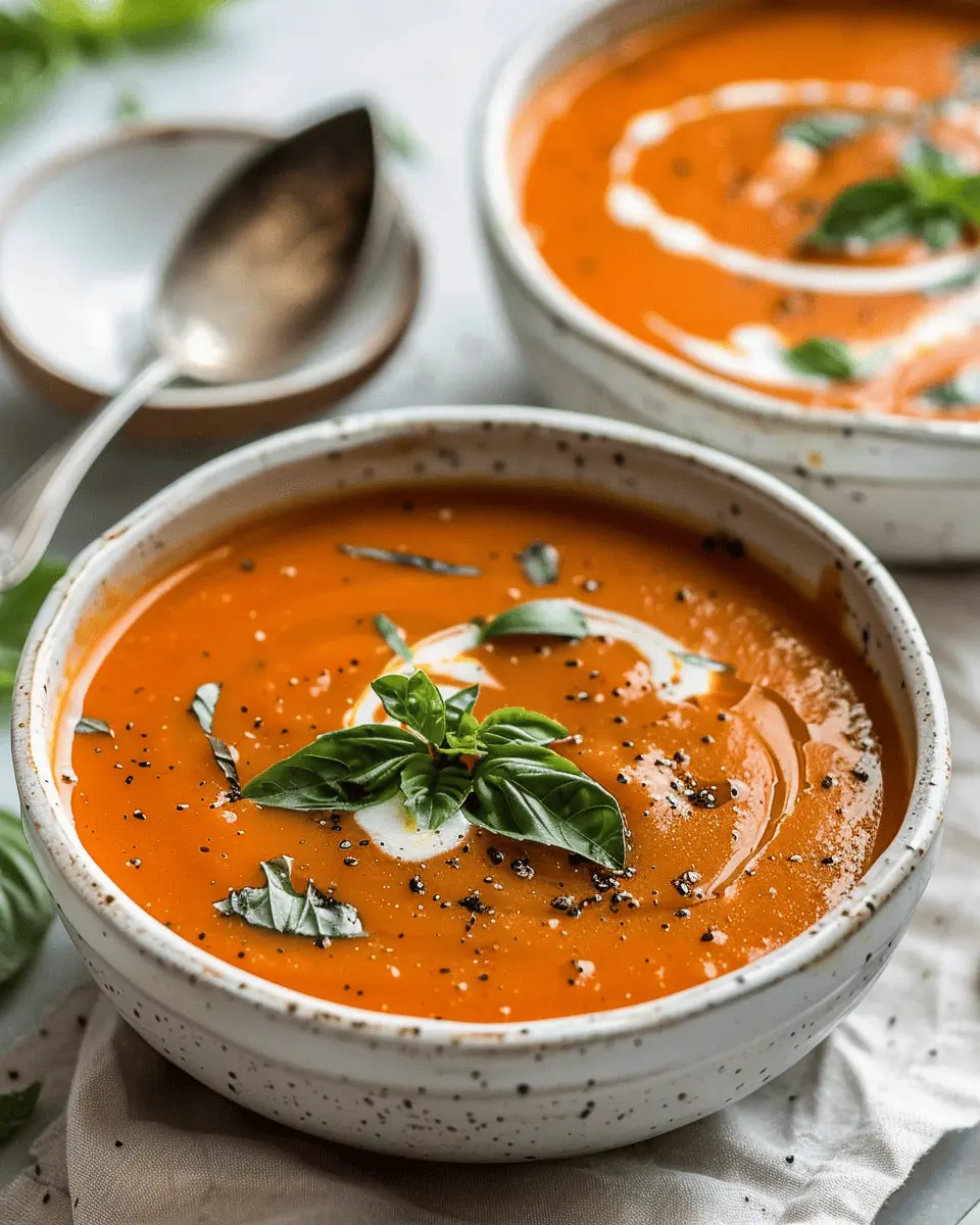 Best Easy Soup Recipes: 30-Minute Dairy-Free Tomato Basil Delight