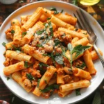 Creamy Sausage Rigatoni