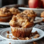 Delicious Desserts & Sweet Recipes : Unleash 12 Divine Apple Cinnamon Streusel Muffins for a Cozy Treat