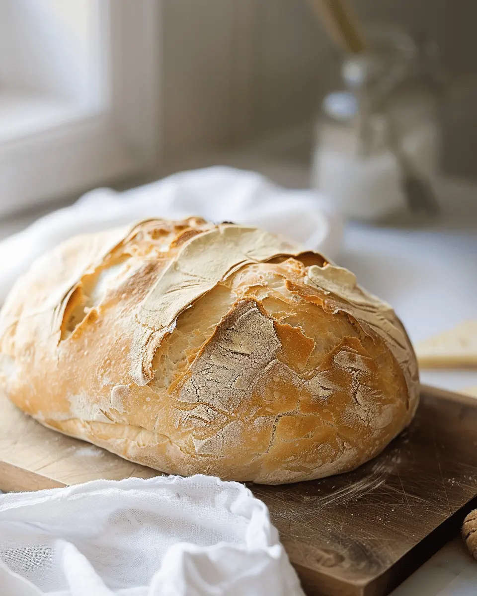 Easy 4 Ingredient Artisan Bread: A Joyful Homemade Delight