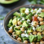 Easy Best Appetizers recipes : Chickpea, Avocado, & Feta Salad