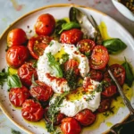 Easy Best Appetizers recipes : Roasted Tomatoes with Burrata