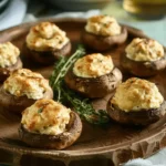 Easy Best Appetizers recipes : Stuffed Cream Cheese Mushrooms