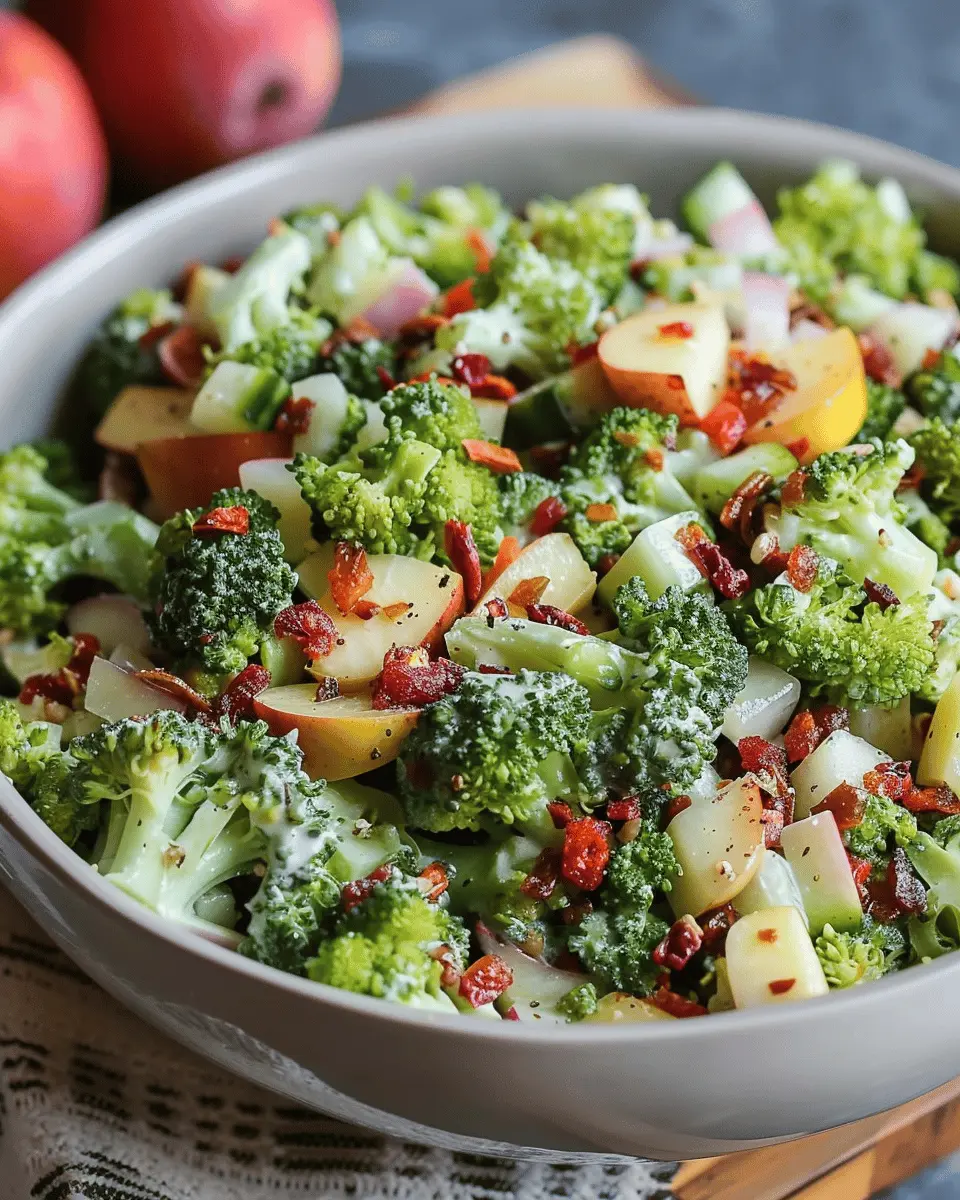 Easy Best Appetizers Recipes: Refreshing Summer Honeycrisp & Broccoli Salad