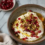 Easy Best Appetizers recipes : Whipped Feta with Pomegranate Pistachios Honey