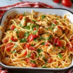Easy Cheap Dinner Ideas : Chicken Spaghetti with Rotel and Velveeta