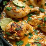 Easy Cheap Dinner Ideas : One Pan Coconut Lime Chicken