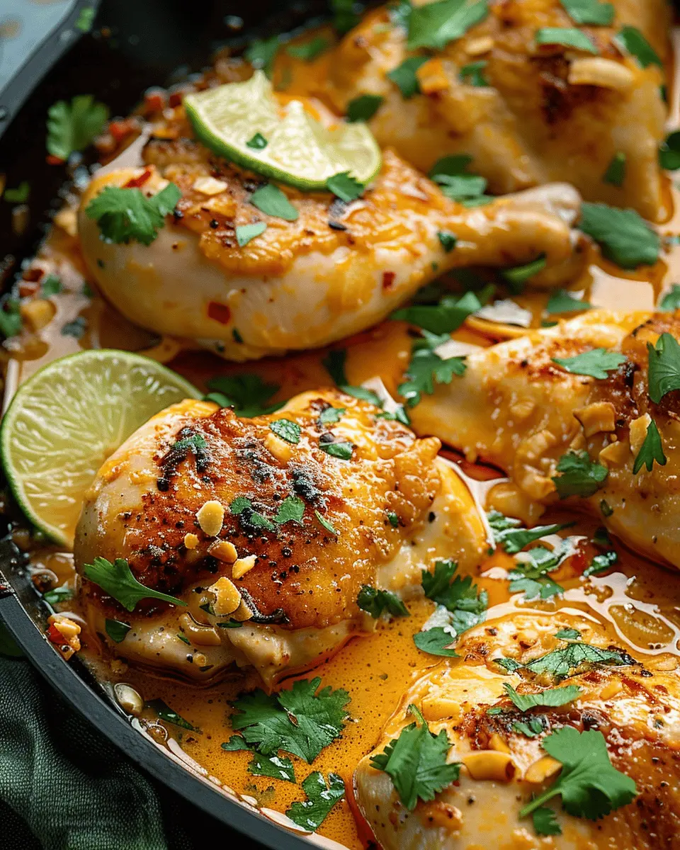 Easy Cheap Dinner Ideas: Juicy One Pan Coconut Lime Chicken