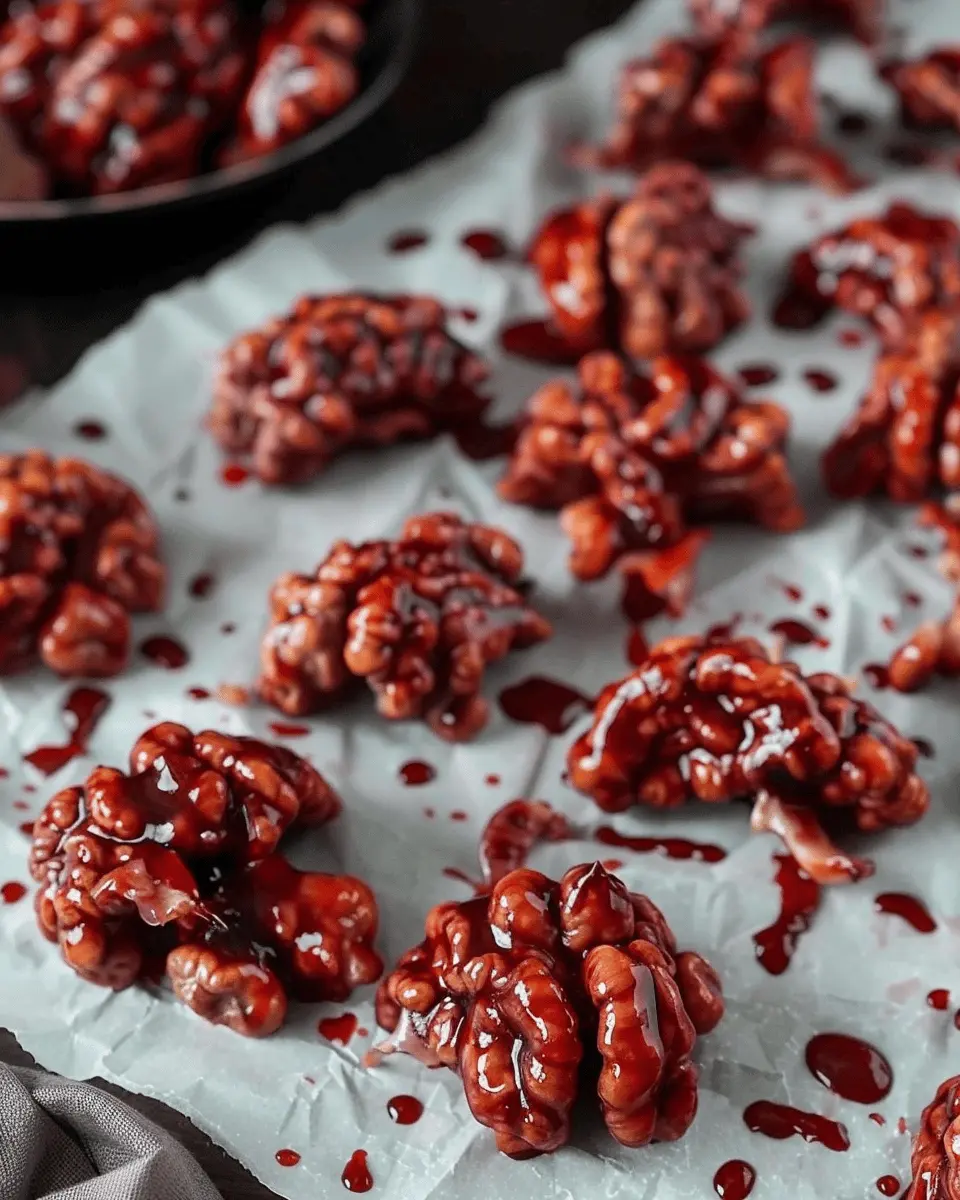 Easy Halloween food ideas: Indulgent Bloody Zombie Brains Recipe