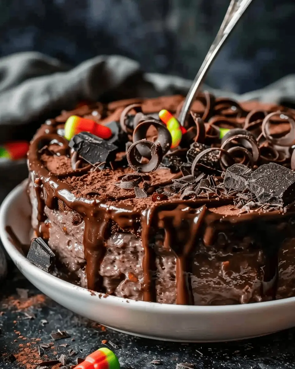 Easy Halloween Food Ideas: Indulgent Chocolate Pudding Dirt Cake Recipe
