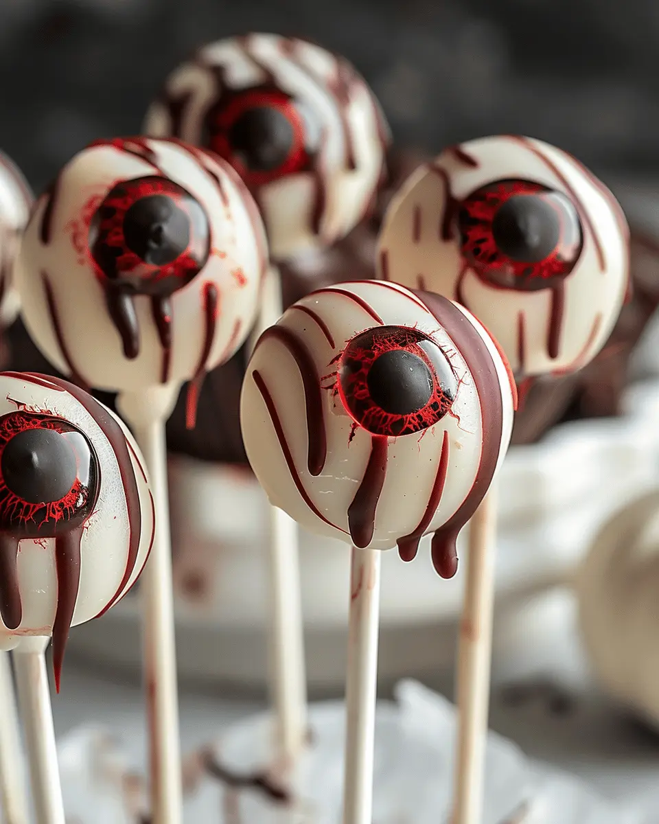 Easy Halloween Food Ideas: Indulgent Eyeball Cake Pops Recipe