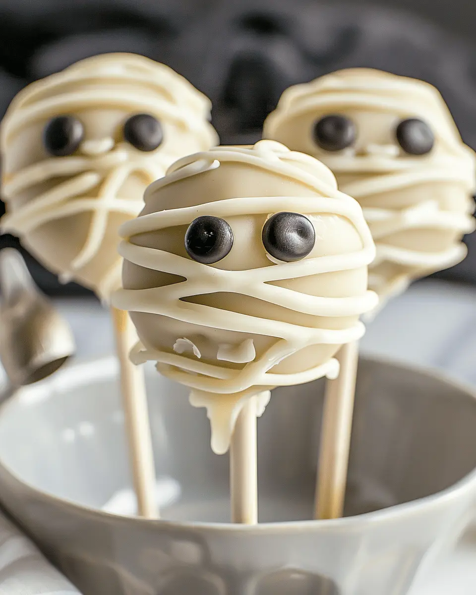 Easy Halloween Food Ideas: Delightfully Spooky Mummy Cake Pops