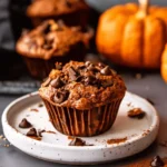 Easy Halloween food ideas : Pumpkin Protein Muffins