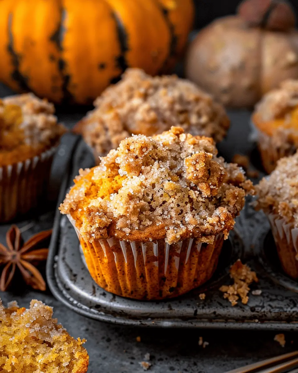 Easy Halloween Food Ideas: Delightfully Spooky Pumpkin Streusel Muffins