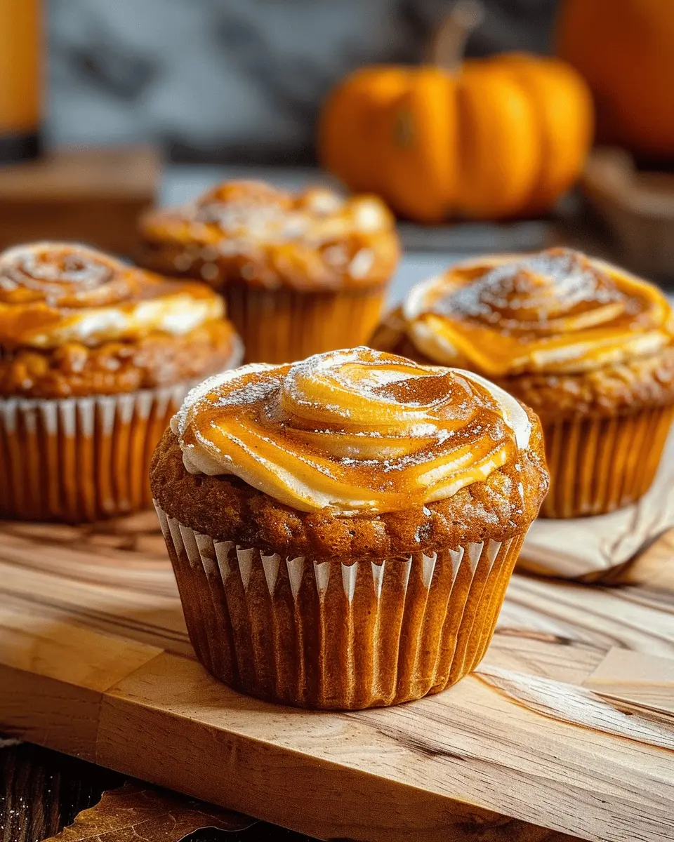 Easy Halloween Food Ideas: Delightful Pumpkin Swirl Muffins Recipe