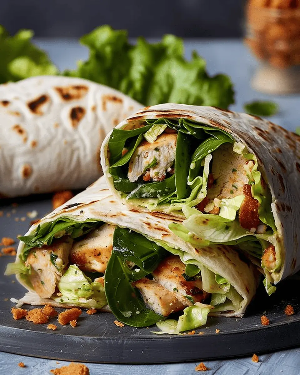 Easy Healthy Dinner Recipes: Delicious Chicken Caesar Wraps Made Simple