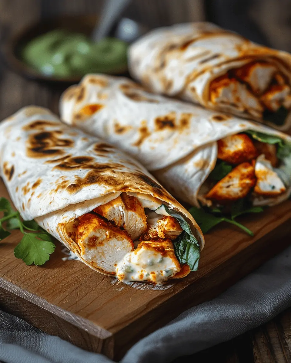 Easy Healthy Dinner Recipes: Crispy Air Fryer Chicken & Mozzarella Wraps for a Quick, Wholesome Meal