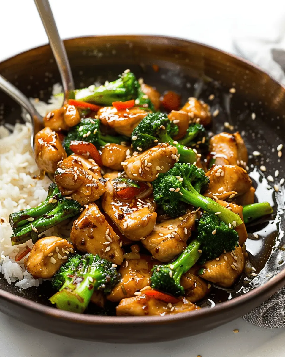 Easy Healthy Dinner Recipes: Delightful Honey Garlic Chicken Stir Fry