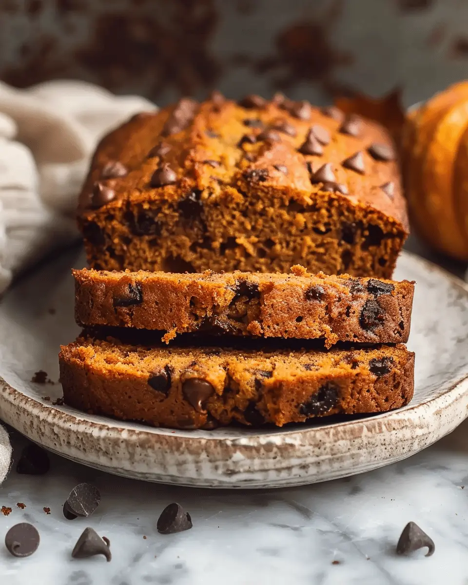 Easy Moist Pumpkin Bread Recipe: Indulge in Best Chocolate Chip Delight