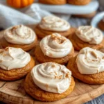 Easy Pumpkin Cookie recipes dessert : Amish Recipe for Pumpkin Cookies with Frosting