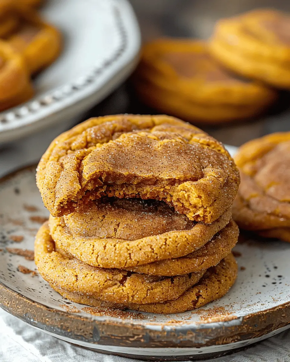 Easy Pumpkin Cookie Recipes Dessert: Indulgent Pumpkin Snickerdoodles Made with Love