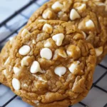 Easy Pumpkin Cookie recipes dessert : Pumpkin White Chocolate Chip Cookies