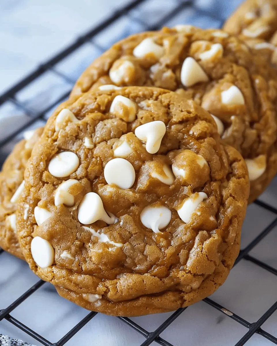 Easy Pumpkin Cookie Recipes: Indulgent Pumpkin White Chocolate Chip Cookies