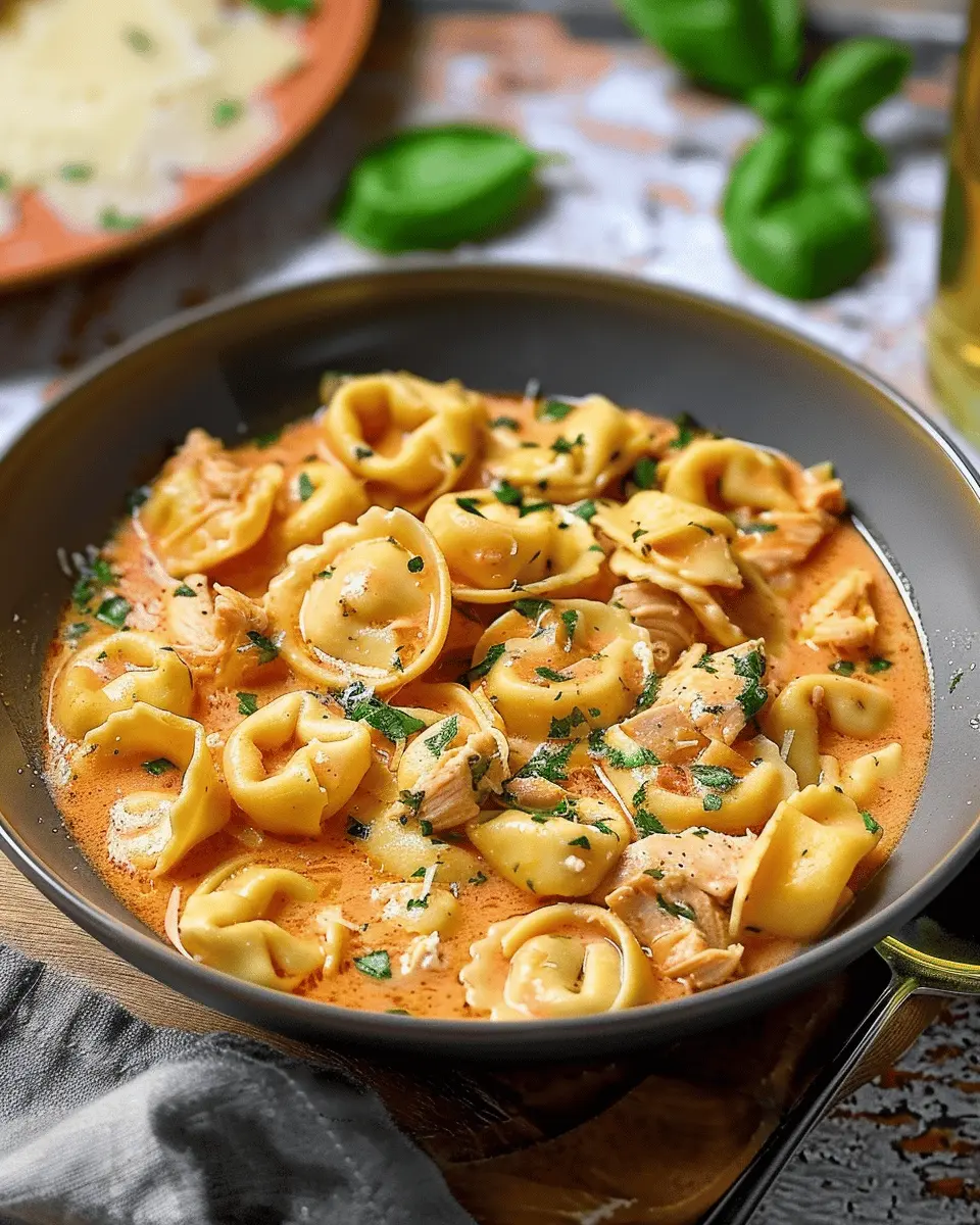 Easy Recipes Dinner: Delightful CrockPot Chicken Tortellini Delight