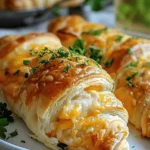 Easy Summer Meals Ideas : Cheesy Chicken Crescent Rolls: A Must Try Comfort Food!