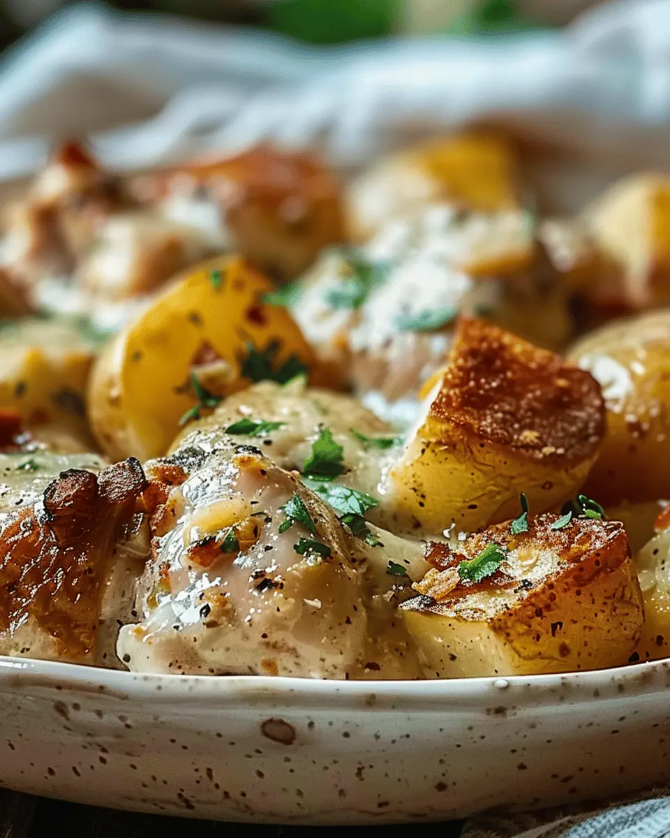 Easy Summer Meals Ideas: Savory Garlic Parmesan Crockpot Chicken and Potatoes
