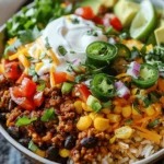 Easy Summer Meals Ideas : Master The Flavor: Perfect Your Taco Rice Bowl Tonight!