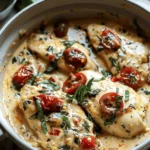 Easy Summer Meals Ideas : Slow Cooker Creamy Tuscan Chicken