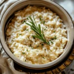 Easy Summer Meals Ideas : Slow Cooker Garlic Parmesan Risotto