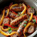 Easy Summer Meals Ideas : Slow Cooker Italian Sausage and Peppers