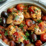 Easy Summer Meals Ideas : Slow Cooker Mediterranean Chicken