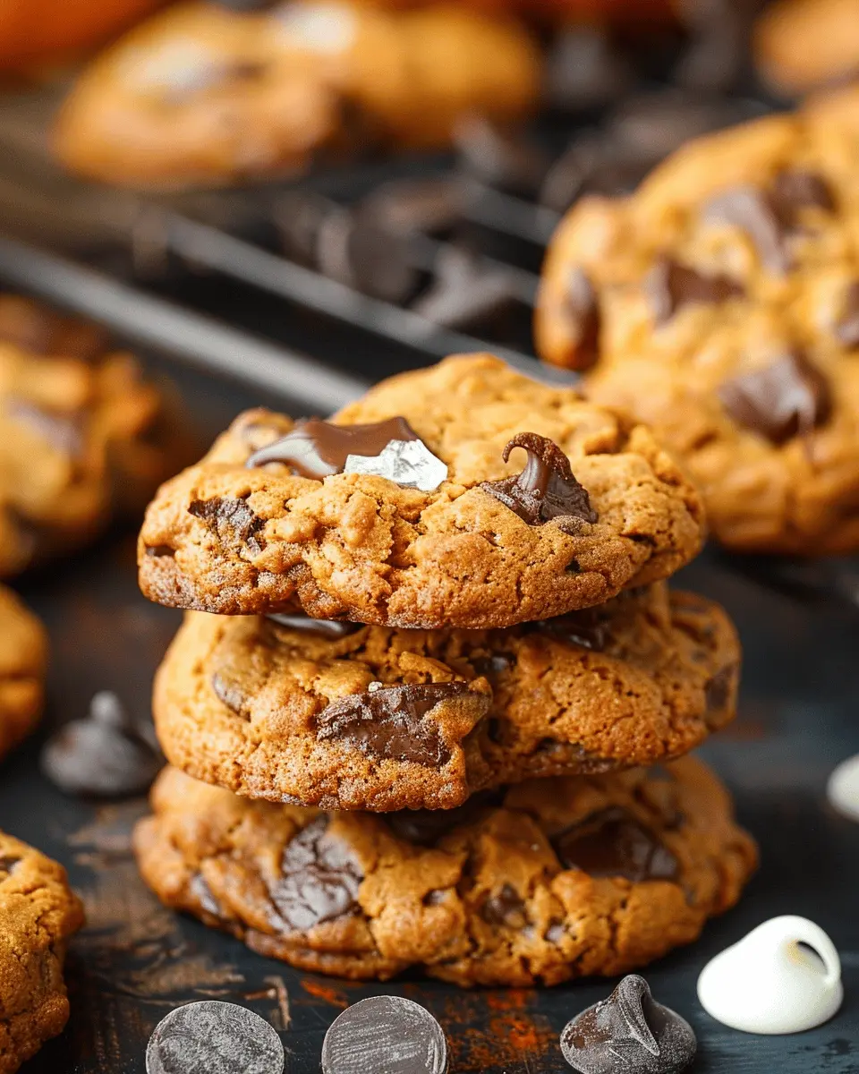 Fall Pumpkin Chocolate Chip Cookies: Indulgent Pumpkin S’mores Delight
