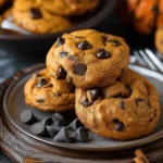 Fall Pumpkin Chocolate Chip Cookies : Soft Pumpkin Chocolate Chip Cookies