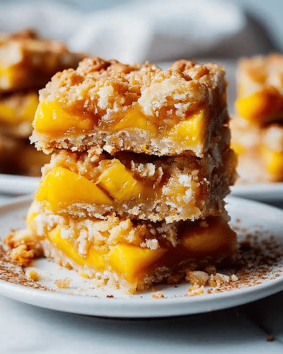 Heavenly Summer Peach Bars: Indulgent Delight for Any Occasion
