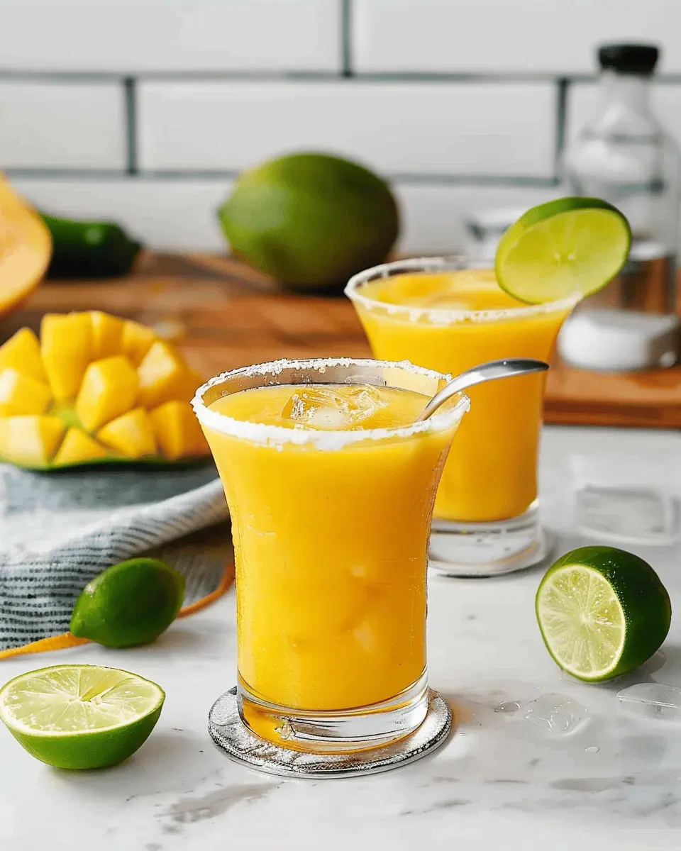 Mango Margarita Magic: Refreshing Twist on a Classic Delight
