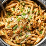 One Pot Creamy Cajun Chicken Pasta