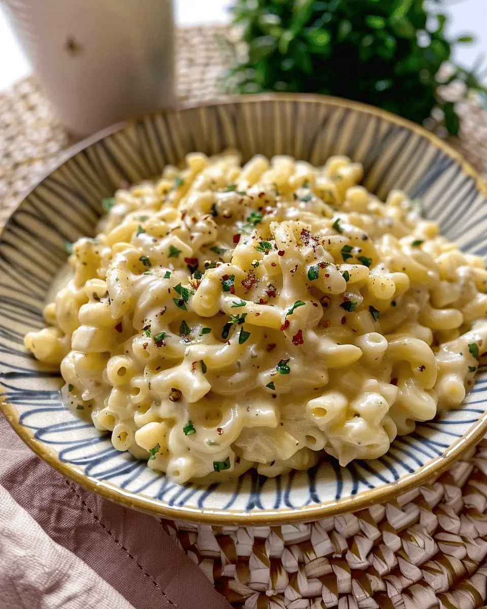 One Pot Creamy Garlic Pasta with Turkey Bacon: Easy Comfort Food