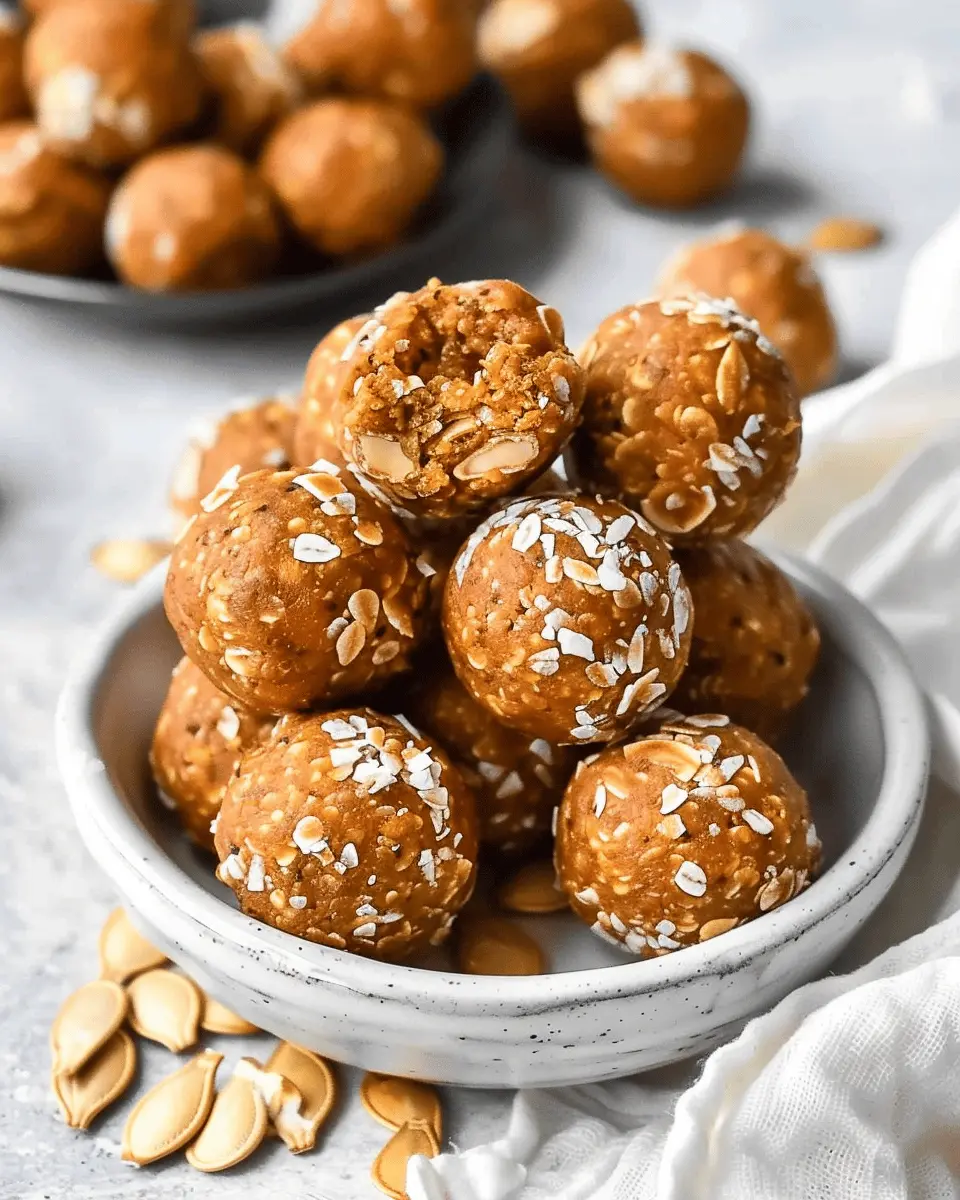 Pumpkin Protein Balls Recipe No Bake Energy Bites: Easy & Delicious